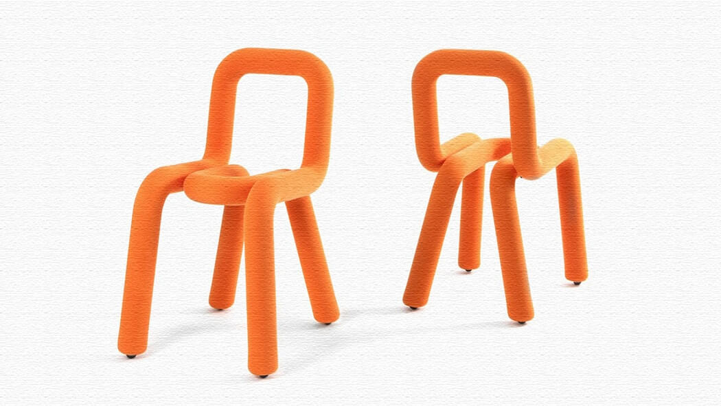 Bold(太字)モチーフの大胆でおしゃれな椅子Bold Chair（ボールドチェア）