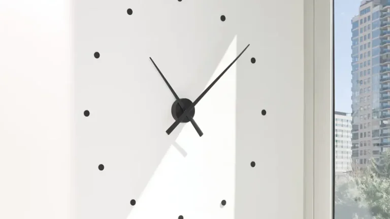 時間を彩る壁面の新しいアートクロック「OJ Wall Clock」