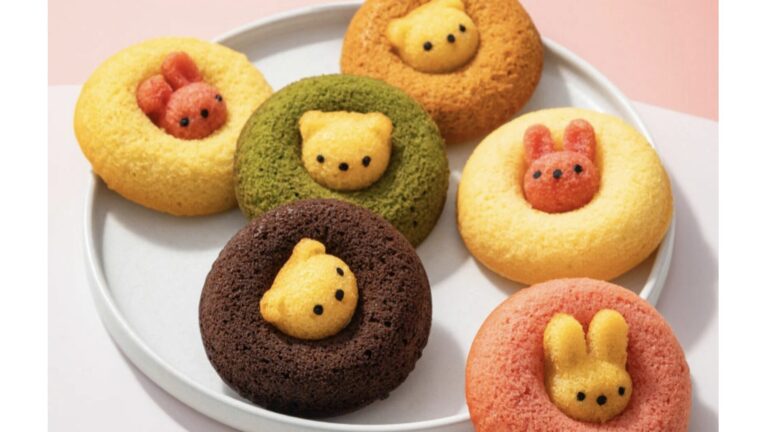見ても食べても幸せ♪ うさぎとくまの「アニマルドーナツ」
