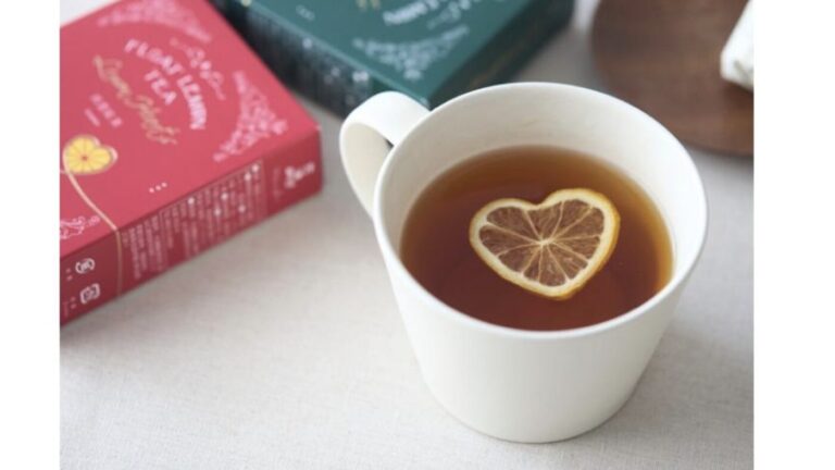 紅茶のプレゼントにぴったり！ハート型レモンが浮かぶ「レモンハートティー」紅茶