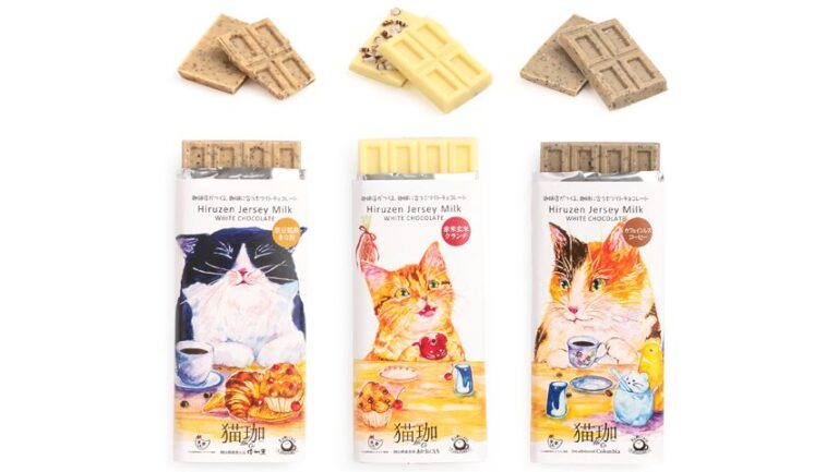 ネコもヒトも幸せに。コーヒー専門店が贈るホワイトチョコレート