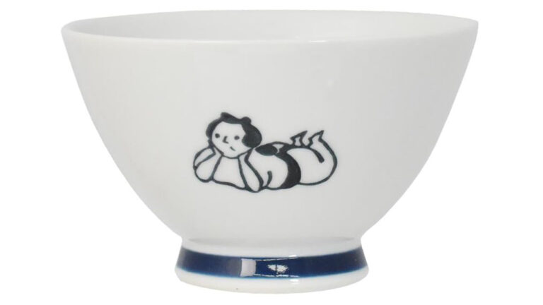 ゆるかわイラストで癒されるお茶碗｜KYU-JITSUシリーズ