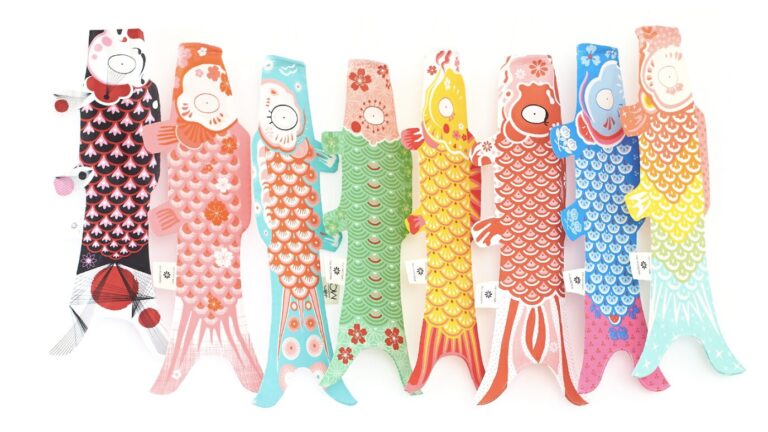 お部屋を彩るフランス生まれのKOINOBORI｜Madame Mo（マダム・モー）のカラフル鯉のぼり