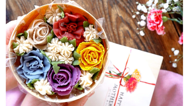 見た目も味も華やか！新感覚和菓子ケーキ『特撰花おはぎ』