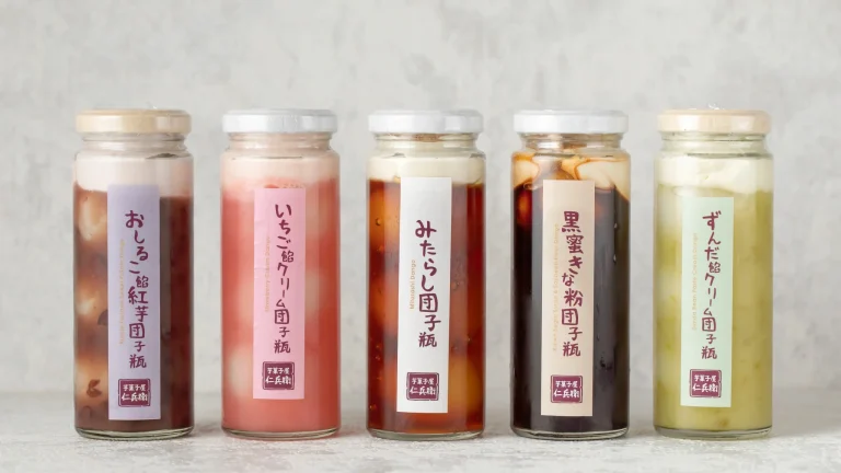見た目も味も贅沢！芋スイーツの進化系『芋クリーム団子瓶』