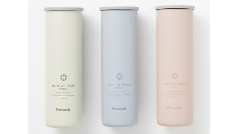 ポケットサイズでひんやり快適！持ち運びできる氷のう「peacock ミニアイスパックポケット」
