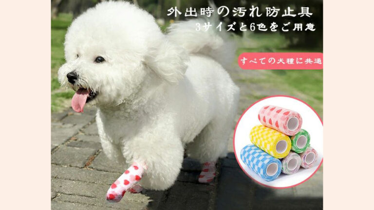 小型犬用ペット用粘着包帯｜毛に絡まず使いやすい！便利で安心のケアアイテム