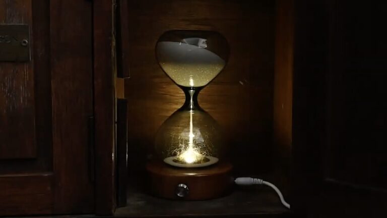 １５分間の砂の世界へ ― LEDライト付き砂時計で癒しのリラックスグッズ