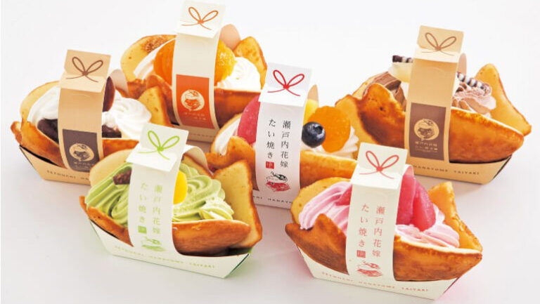 瀬戸内花嫁たい焼き｜ふわふわワッフル生地と華やかなフルーツが彩る贈り物スイーツ