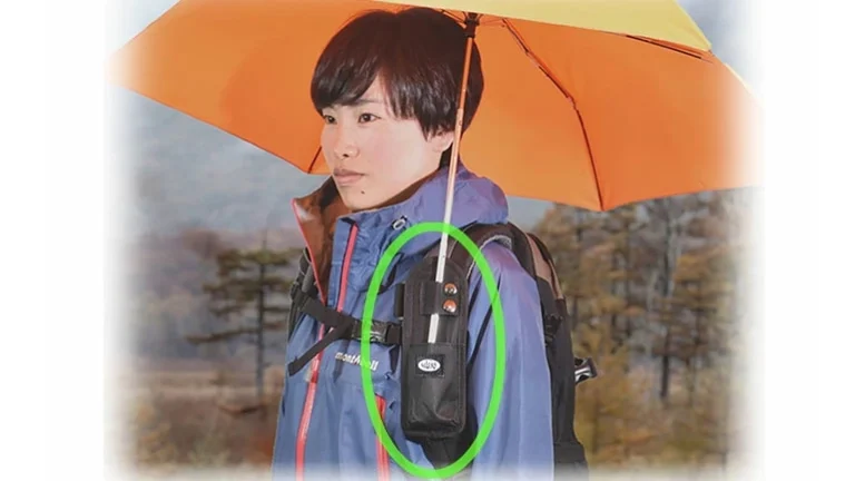 GLIDER ハンズフリー傘ホルダーで外出が快適に！両手が自由になる便利アイテム