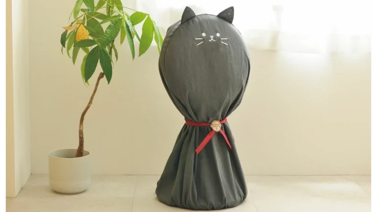 扇風機が猫に変身！猫好き必見の可愛い「猫家電カバー」