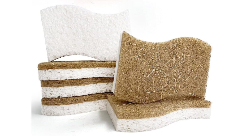 エコなのにしっかり洗える。使うほど地球に優しい『AIRNEX バイオ分解性キッチンスポンジ 6個入り』