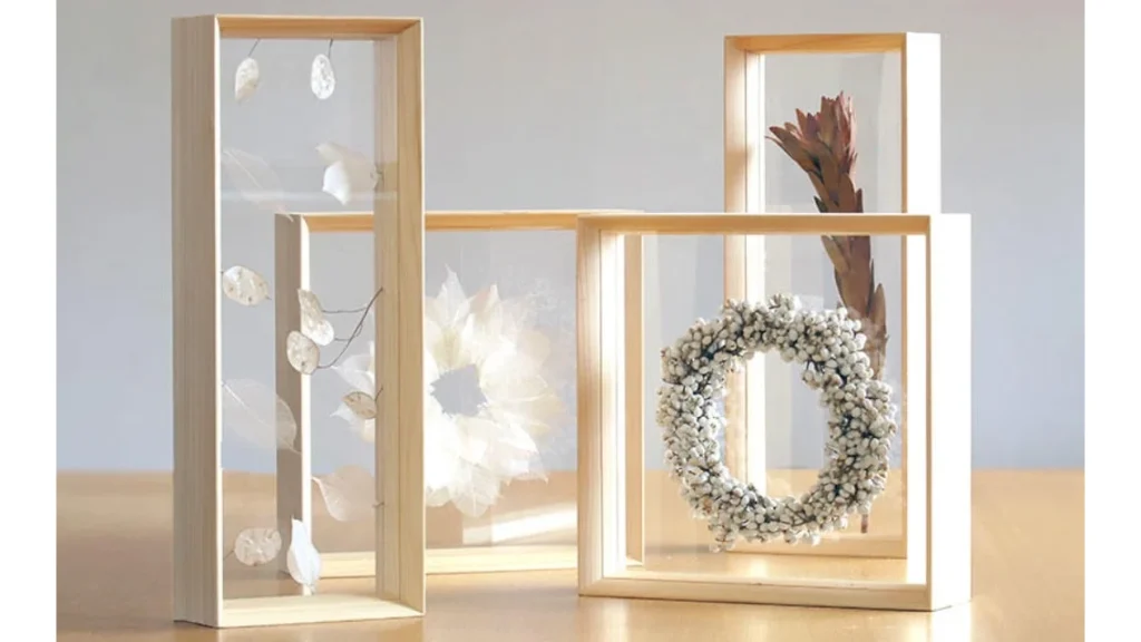 立体オブジェを飾るという新しい発想。季節の移ろいをアートに変える『Fufua フーファディスプレイフレーム』