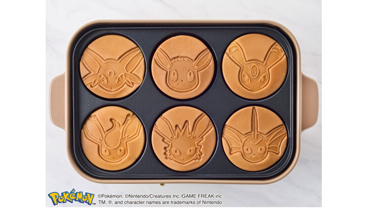 イーブイたちとおうち時間を楽しむ｜BRUNO イーブイフレンズ コンパクトホットプレート