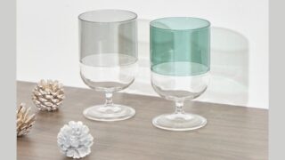 【耐熱×デザイン】KEYUCA ツートーン耐熱ゴブレット｜パーティーにも日常にも使えるおしゃれグラス