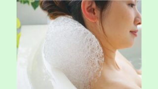 【新感覚バスピロー】自由自在に形が変わる日本製お風呂まくら｜清潔・軽量で癒しのバスタイム