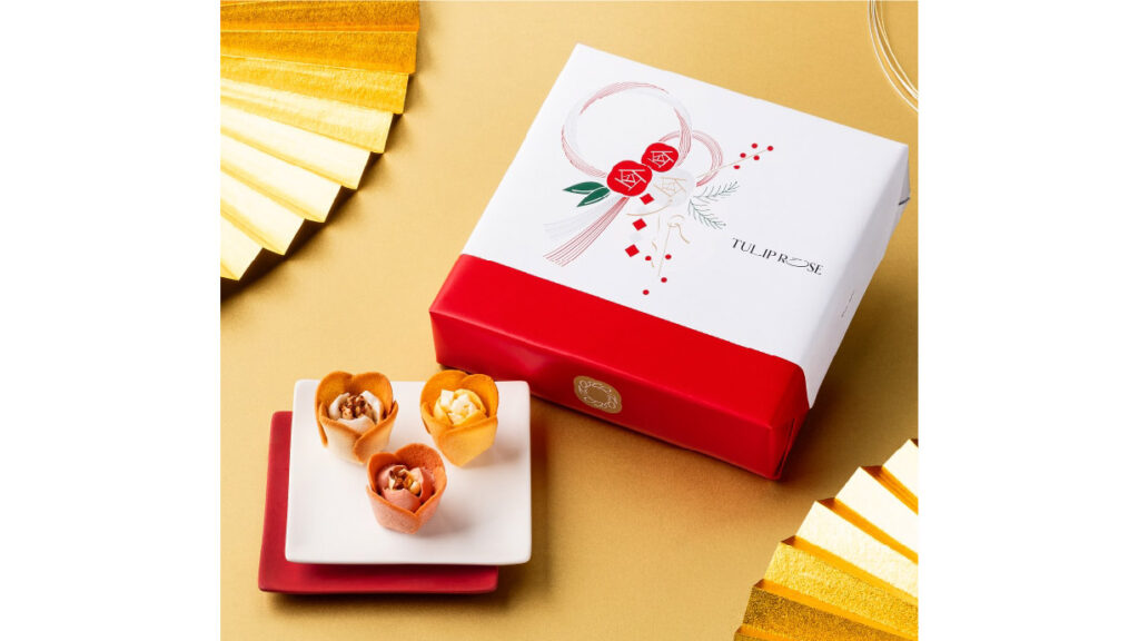 新年のご挨拶に迷ったら。お正月限定チューリップローズ〈迎春〉