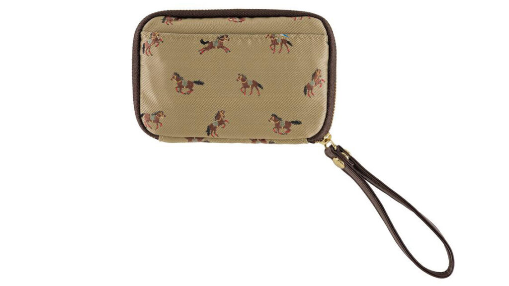 【2026年干支・午年】ほぼ日 ひきだしポーチ・ポケット「タイ&チーフ 駆ける馬」|整理上手な大人のための上質ミニポーチ