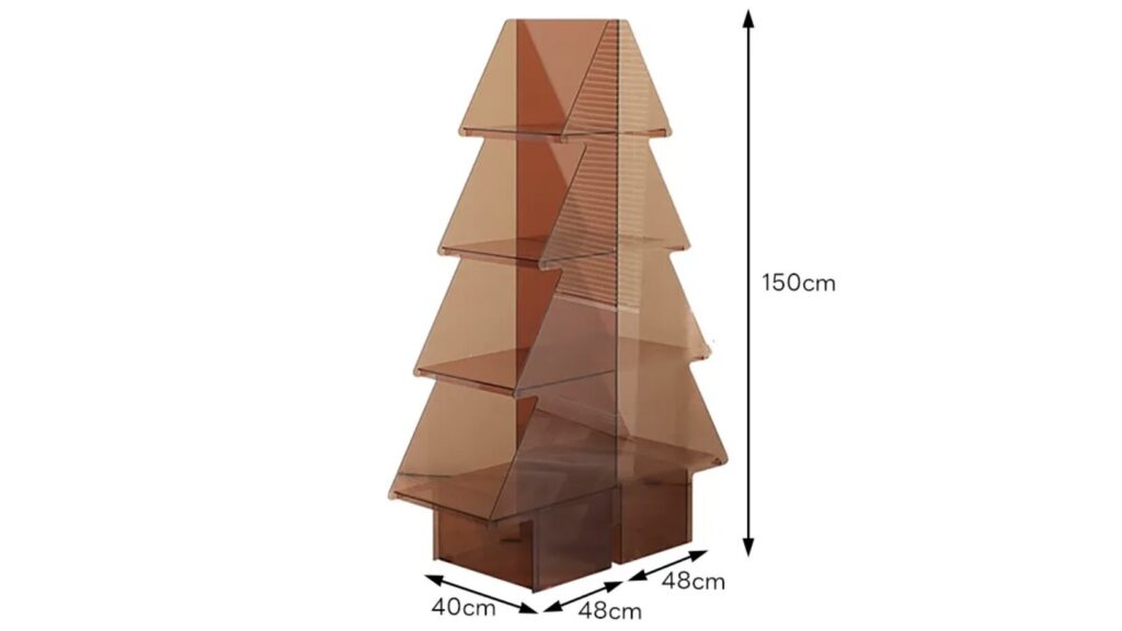 省スペースで魅せる収納｜ツリー型アクリルラックで空間を美しく整える