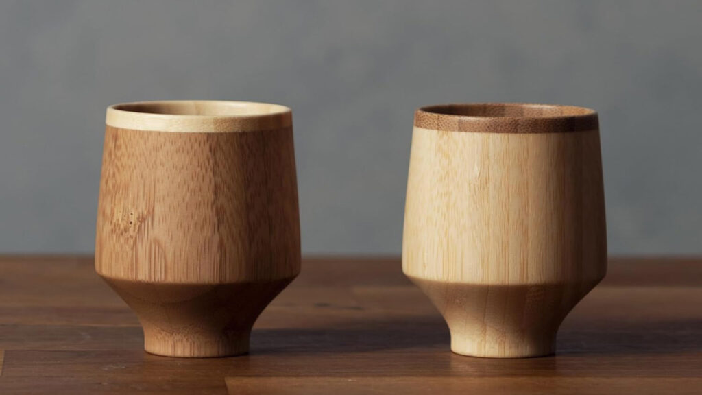 辛口日本酒を美しく味わう｜つぼみ形状のおちょこ「TSUBOMI」ペア