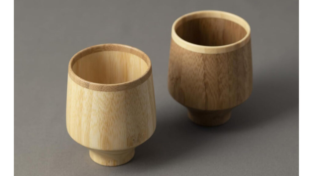 辛口日本酒を美しく味わう｜つぼみ形状のおちょこ「TSUBOMI」ペア