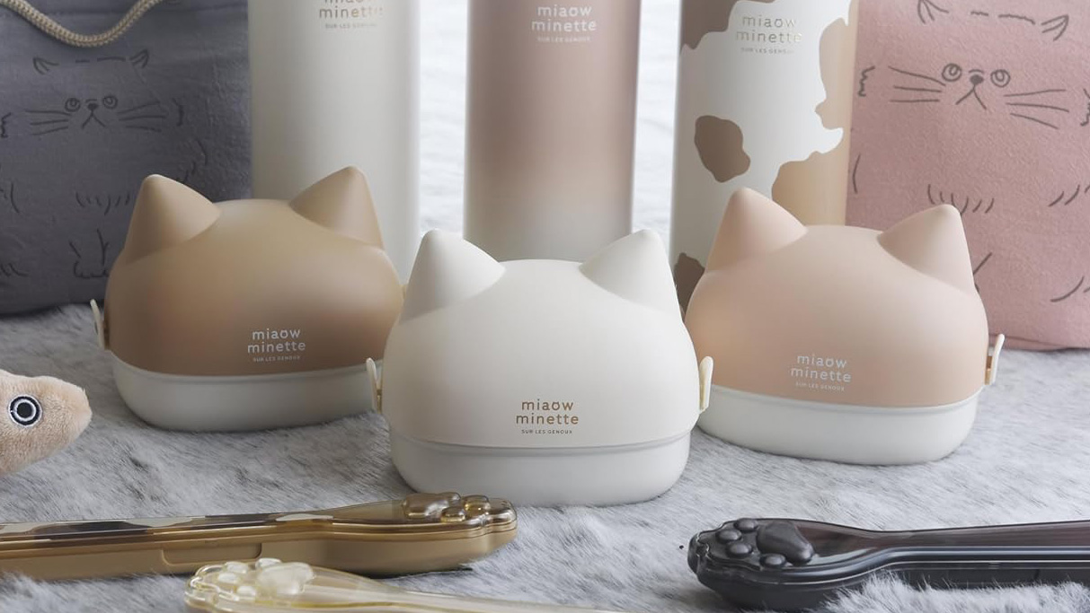 【ねこ好き必見】Sabu にゃお ねこみみおにぎりケース｜おにぎり2個＋おかずが入る日本製ランチケース