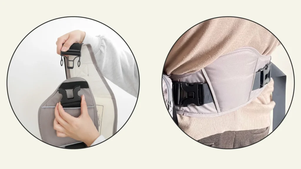 小さく畳めて持ち運びラク!忙しいママも助かる多機能『ヒップシート』の魅力