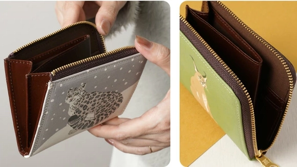 動物アートに癒される｜HIRAMEKI L字ファスナーミニ財布 ANIMALSの使いやすさ