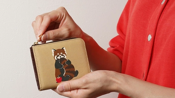 動物アートに癒される｜HIRAMEKI L字ファスナーミニ財布 ANIMALSの使いやすさ