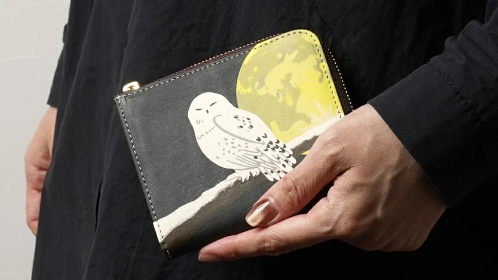 動物アートに癒される｜HIRAMEKI L字ファスナーミニ財布 ANIMALSの使いやすさ
