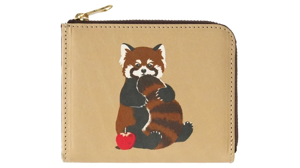 動物アートに癒される｜HIRAMEKI L字ファスナーミニ財布 ANIMALSの使いやすさ