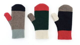 冬の手元に彩りを｜リューズニットのカラフル配色ミトンであたたかく