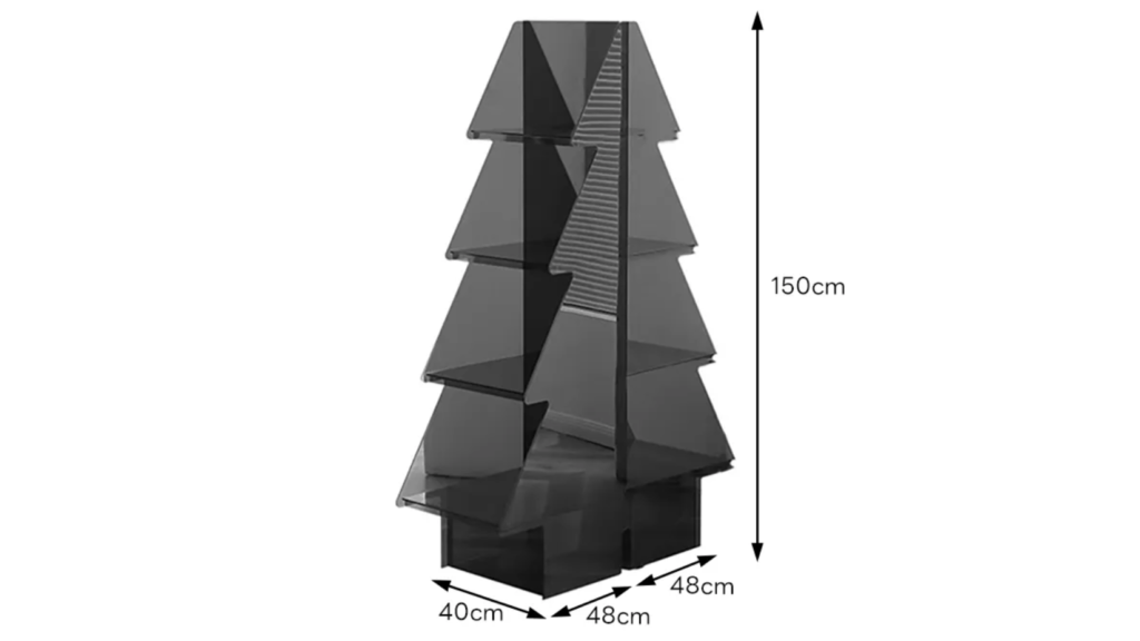 省スペースで魅せる収納｜ツリー型アクリルラックで空間を美しく整える