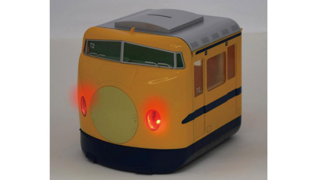 【新幹線60周年記念】922形ドクターイエロー貯金箱|光って鳴る電車銀行で楽しく貯まる!