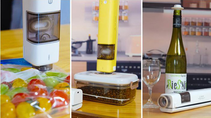 押すだけで簡単真空保存｜ELOD Suseal Home マスターセットで食材管理をもっと気軽に