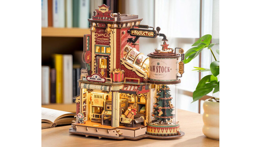 ✨動く木製パズル《ギフト工場》で創る童話の世界|大人も夢中になる3Dクラフトキット
