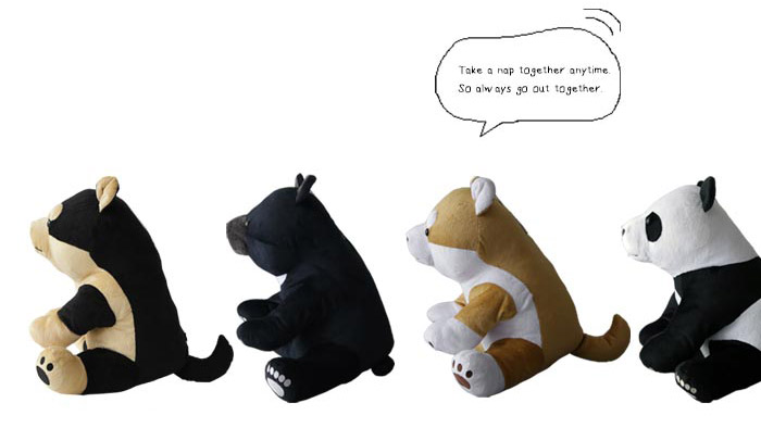 ブランケットが入った可愛いぬいぐるみ『ZOO ZOO NAP』