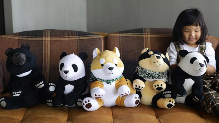 ブランケットが入った可愛いぬいぐるみ『ZOO ZOO NAP』