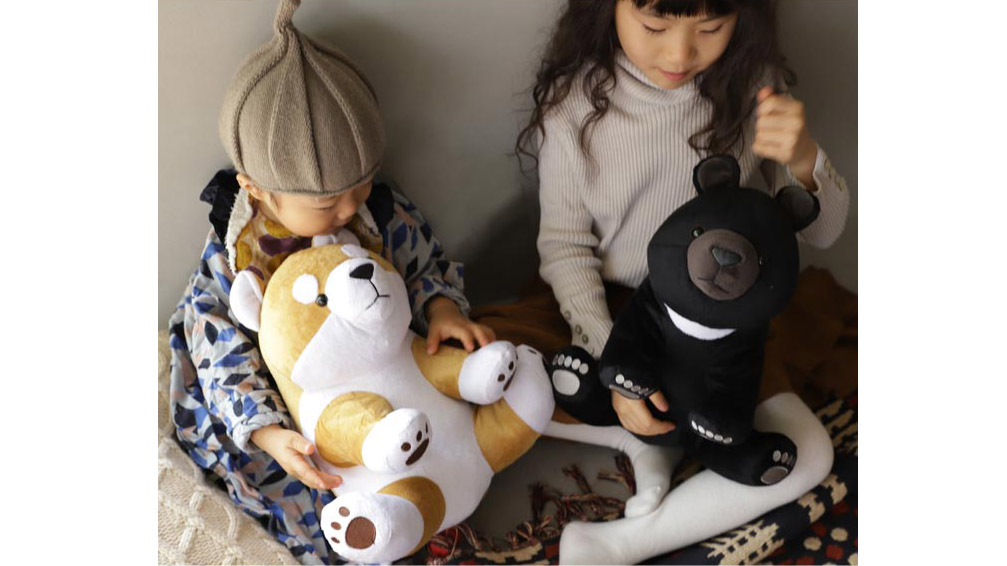 ブランケットが入った可愛いぬいぐるみ『ZOO ZOO NAP』