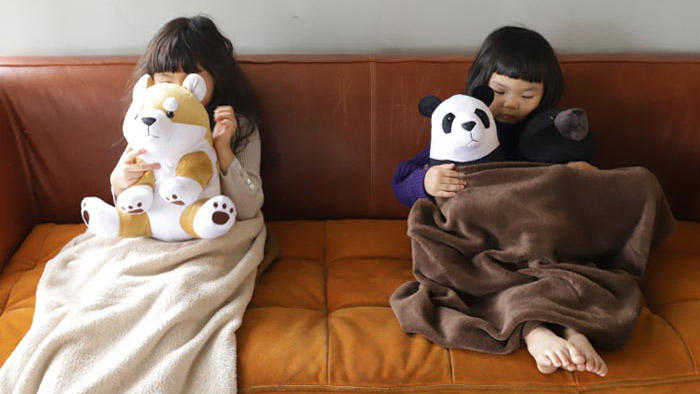 ブランケットが入った可愛いぬいぐるみ『ZOO ZOO NAP』