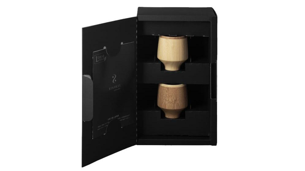 辛口日本酒を美しく味わう｜つぼみ形状のおちょこ「TSUBOMI」ペア