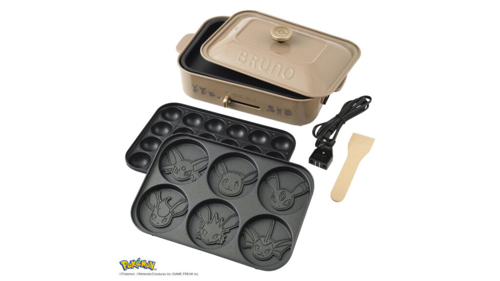 イーブイたちとおうち時間を楽しむ｜BRUNO イーブイフレンズ コンパクトホットプレート