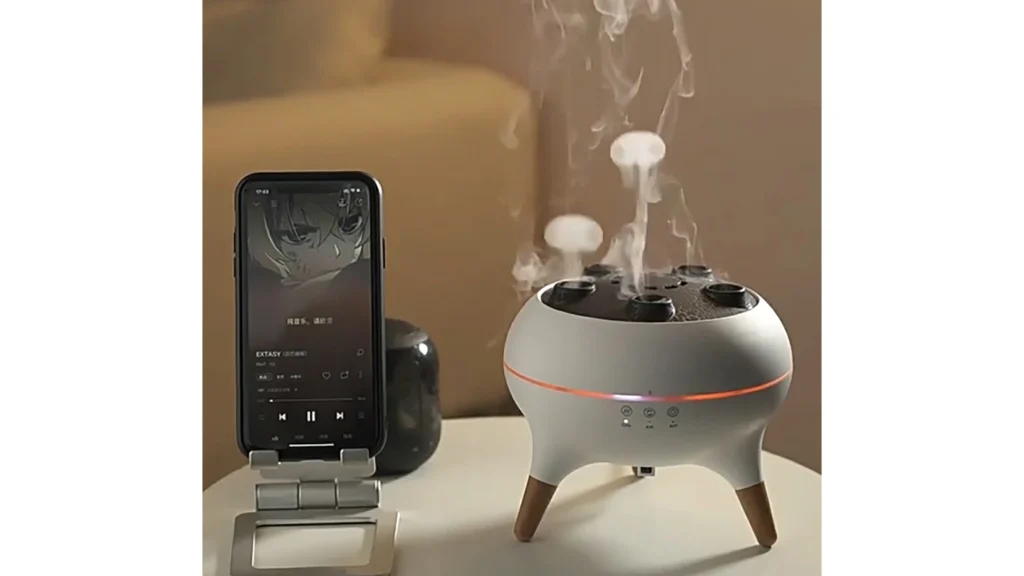 まるで水族館のような癒し時間。クラゲミスト加湿器で香りとスチームに包まれる暮らし