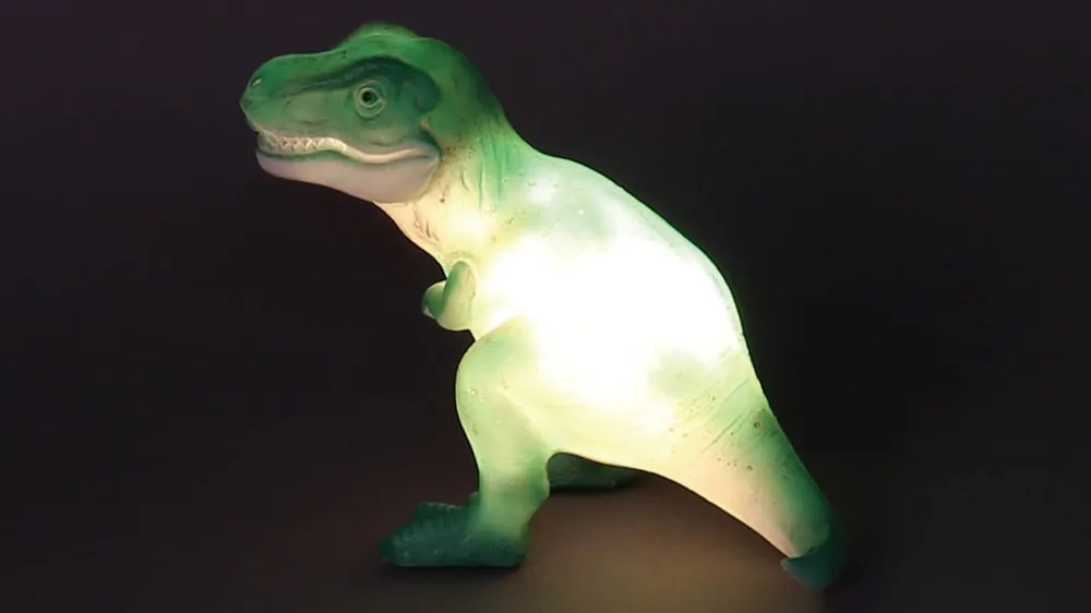 【クリスマス限定】手のひらサイズの恐竜ライト×選べる紅茶セット|見て癒されて飲んでくつろぐ冬ギフト