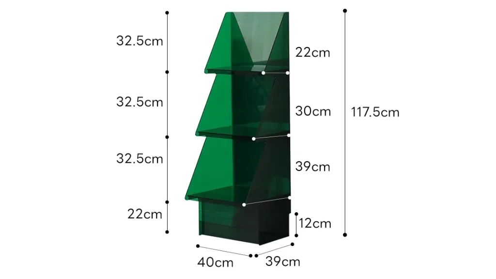 省スペースで魅せる収納｜ツリー型アクリルラックで空間を美しく整える