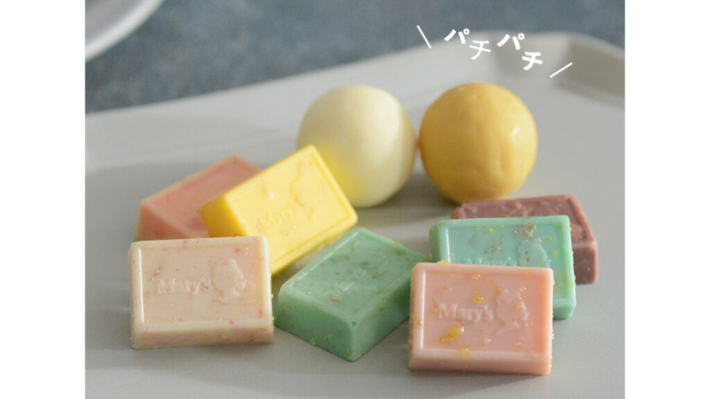 パチパチ新食感！メリーチョコレートのはじけるキャンディチョコレート