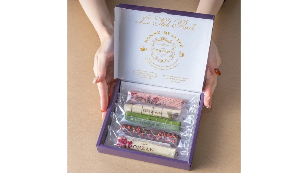 大人可愛いご褒美スイーツ｜CAFE OHZAN スティックラスク5本入 ショコラ