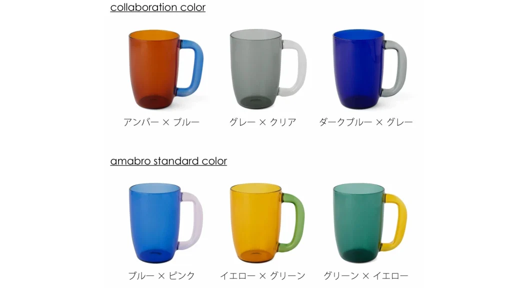 amabro GRIP MUG|デザインと使いやすさを両立した耐熱ガラスマグ