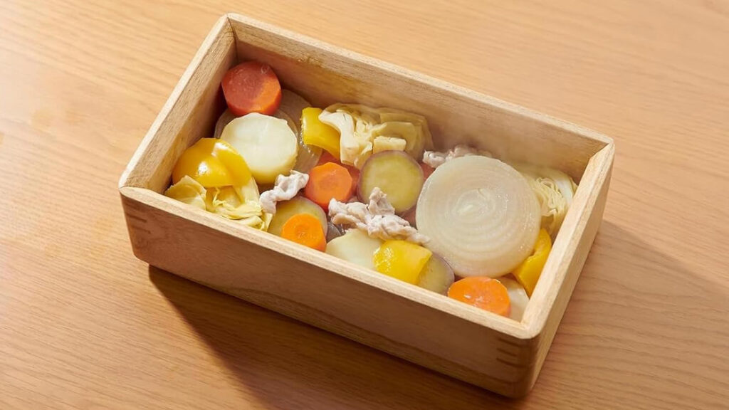 電子レンジで本格蒸し料理|KIRISAI桐の蒸し器の魅力