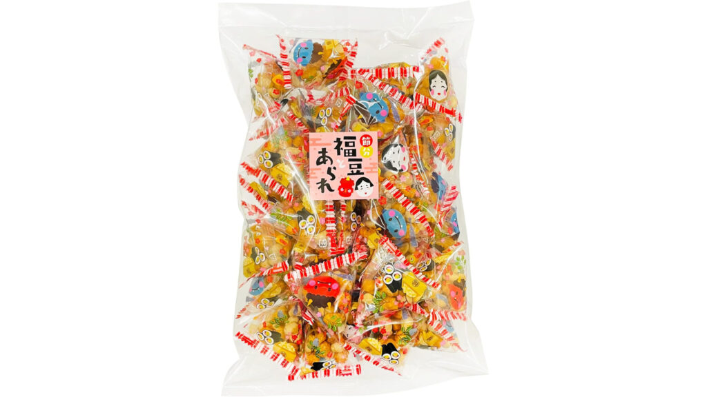 福豆とあられのテトラ｜袋のまま豆まきできる節分用個包装お菓子